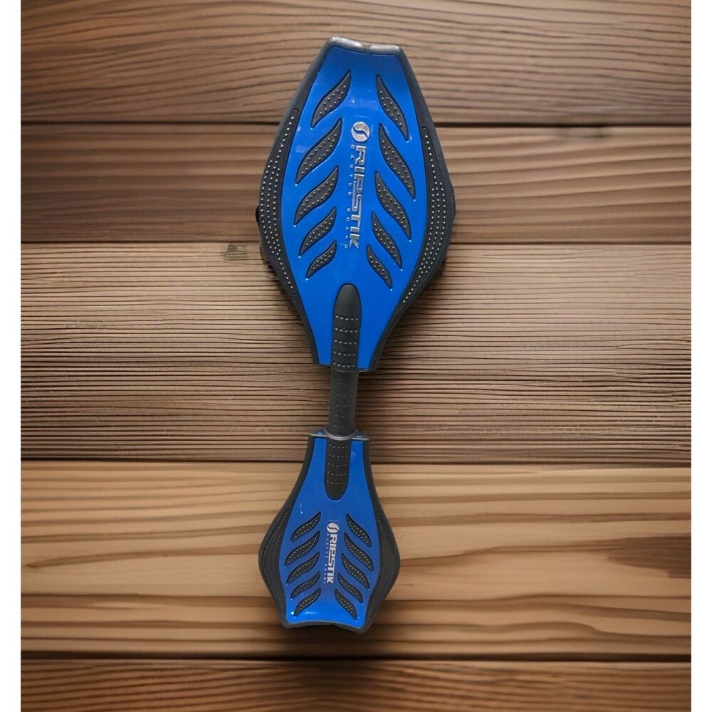 RipStik Caster Board Blue Black 2 Wheel Waveboard Skateboard Street Surfing